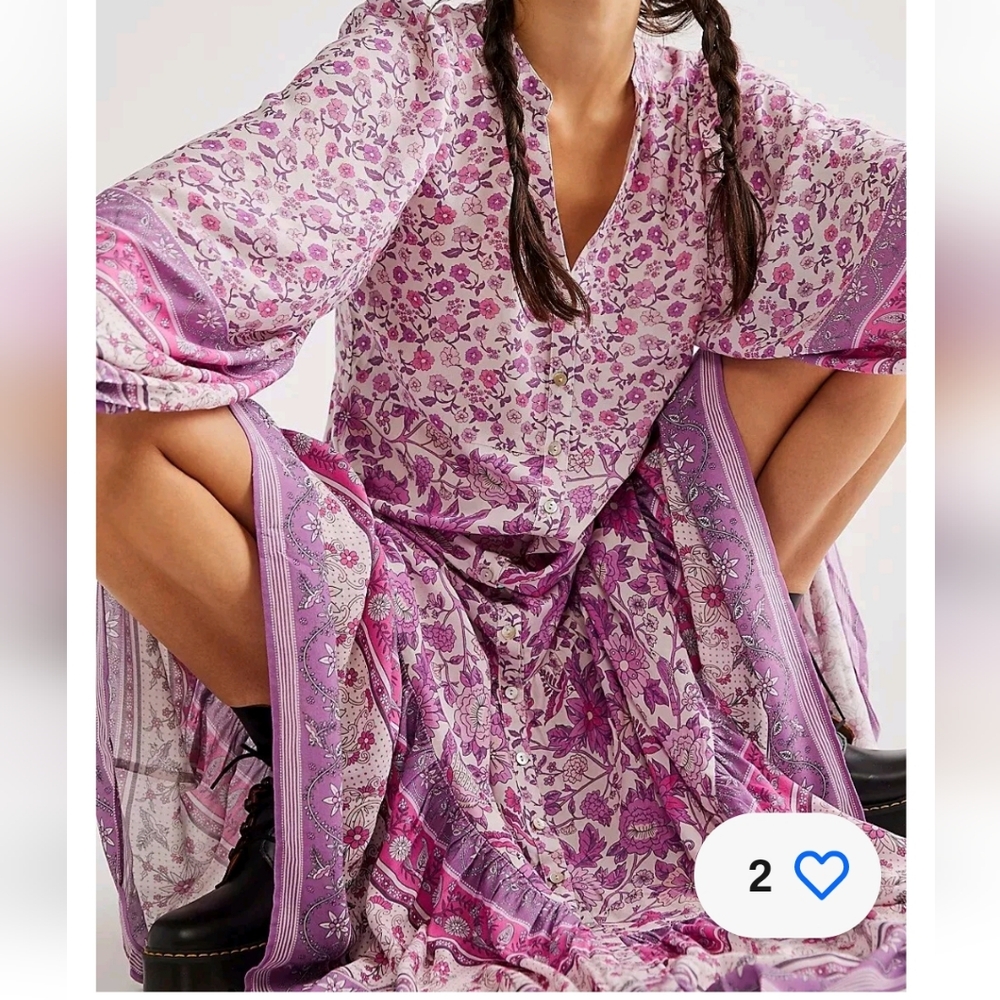 Spell And The Gypsy Mossy Button Through Gown